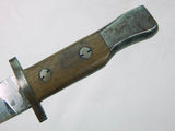 US WW2 Theater Fighting Knife Custom Made from Canadian Ross Bayonet