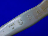 US WW2 WWII ANDERSON Sword Blade Fighting Knife w/ Sheath