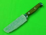 Vintage Custom Hand Made Military Boot Fighting Knife & Scabbard