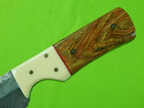 Vintage Custom Handmade Damascus Blade Tanto Knife