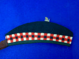 Vintage Scotland Scottish Glengarry Hat Cap Bonnet