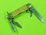 Vintage US Camillus Folding Pocket Multi Blade Knife Tool