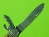 Vintage US Camillus Folding Pocket Multi Blade Knife Tool