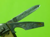 Vintage US Camillus Folding Pocket Multi Blade Knife Tool