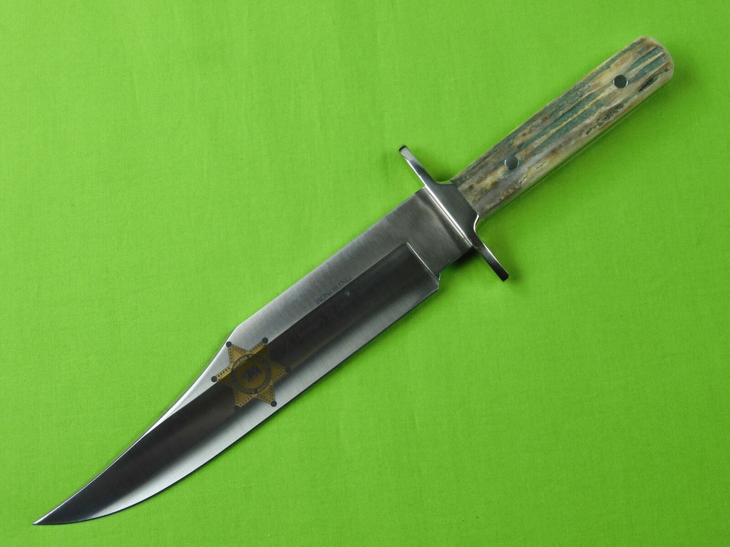 BUCK(USA) CUSTOM STAG BOWIE KNIFE 「A Century of Dedicated Service 
