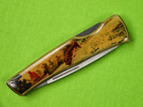 Vintage US Case XX Bass Scene 059L SS Folding Pocket Knife w/ Box