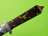 Vintage US Custom Made Handmade Stiletto Fighting Knife Dagger