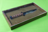 US 1991 Ka-Bar KABAR Persian Gulf Commemorative MK2 Fighting Knife w/ Sheath Box