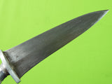 Vintage Old Philippines Philippine Small Punal Moro Kris Knife & Scabbard