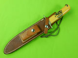 RARE US Custom Handmade RANDALL Model # 1 8″ Vietnam Veteran #29 Knife Scrimshaw