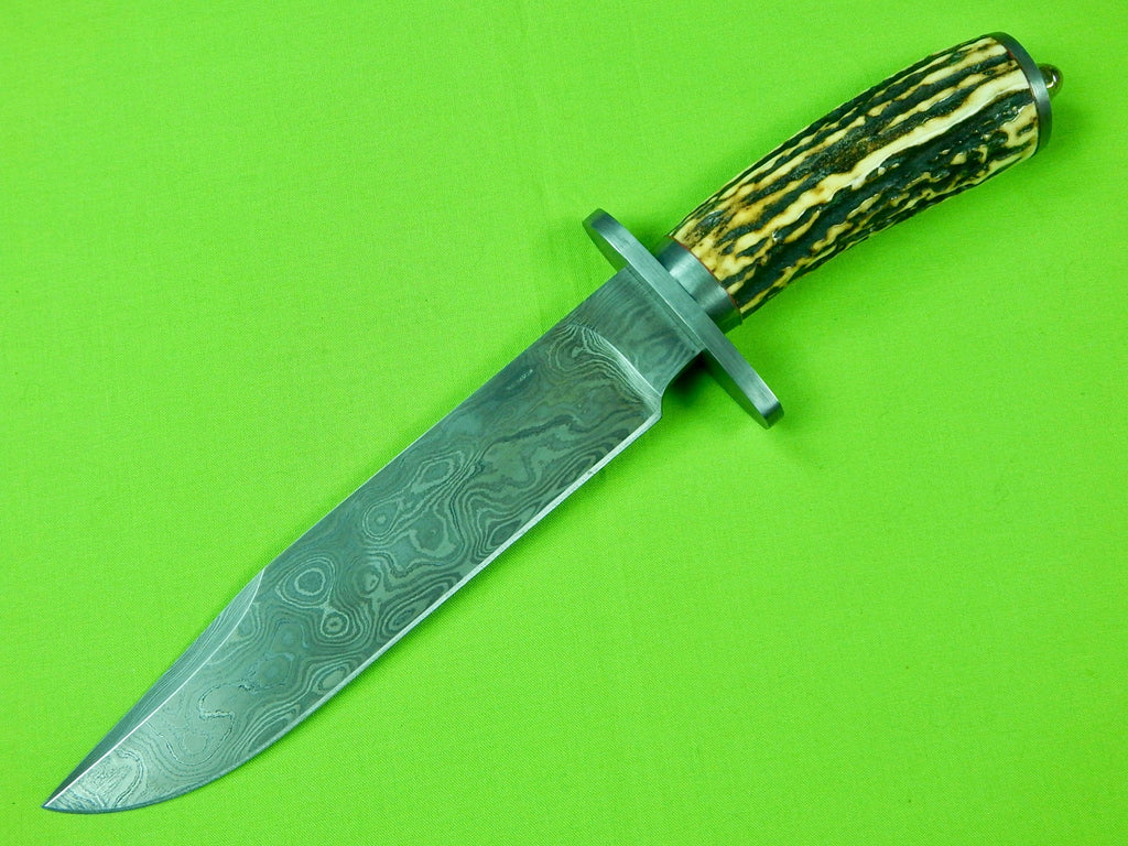 BMK-101 Eagle Custom made damascus hunting knives fixed blade knife