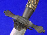 German Germany French France WW1 Hunting Dagger Knife Short Sword w/ Scabbard