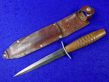 RARE British English Canada Canadian WW2 FAIRBAIRN SYKES Fighting Knife Sheath