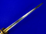 Antique Early 19 Century German Germany Eickhorn Gold Engraved Hunting Sword